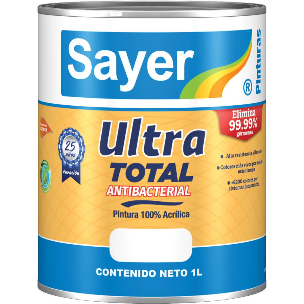 PINTURA ULTRA TOTAL ANTIBACTERIAL BLANCO